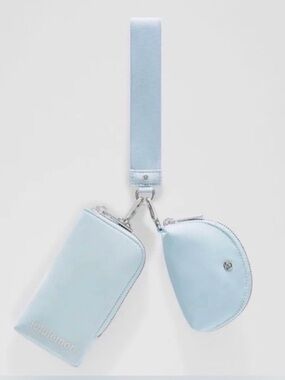 Lululemon Dual Pouch Wristlet *Wallet Seafoam